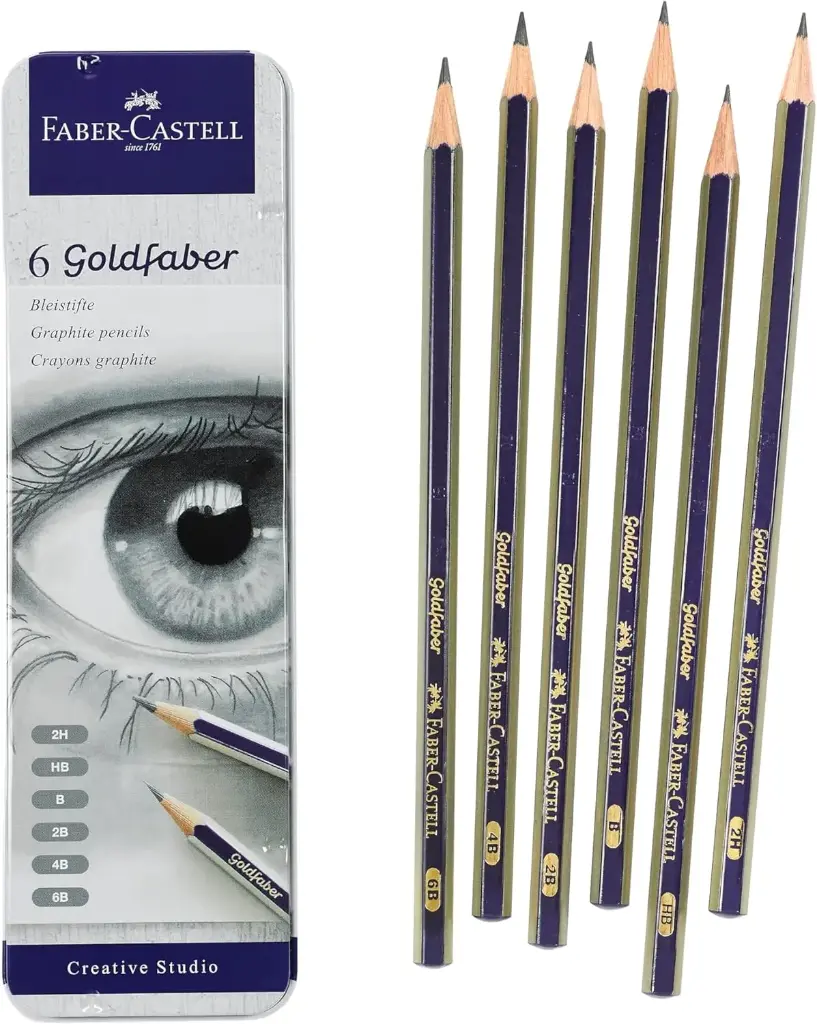 Faber-Castell Graphite Sketch Pencil Set of 6