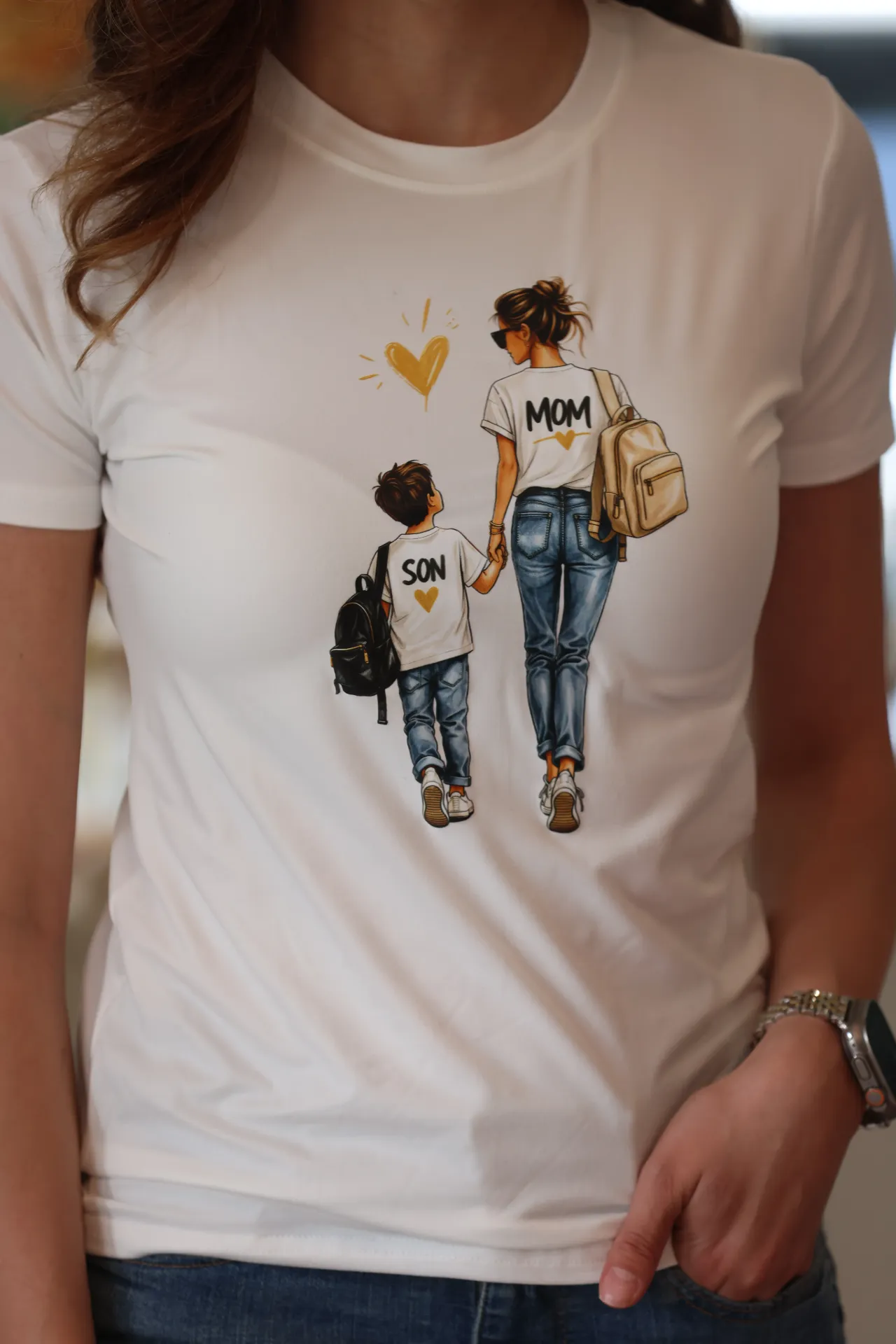 MOM AND SON T-shirt