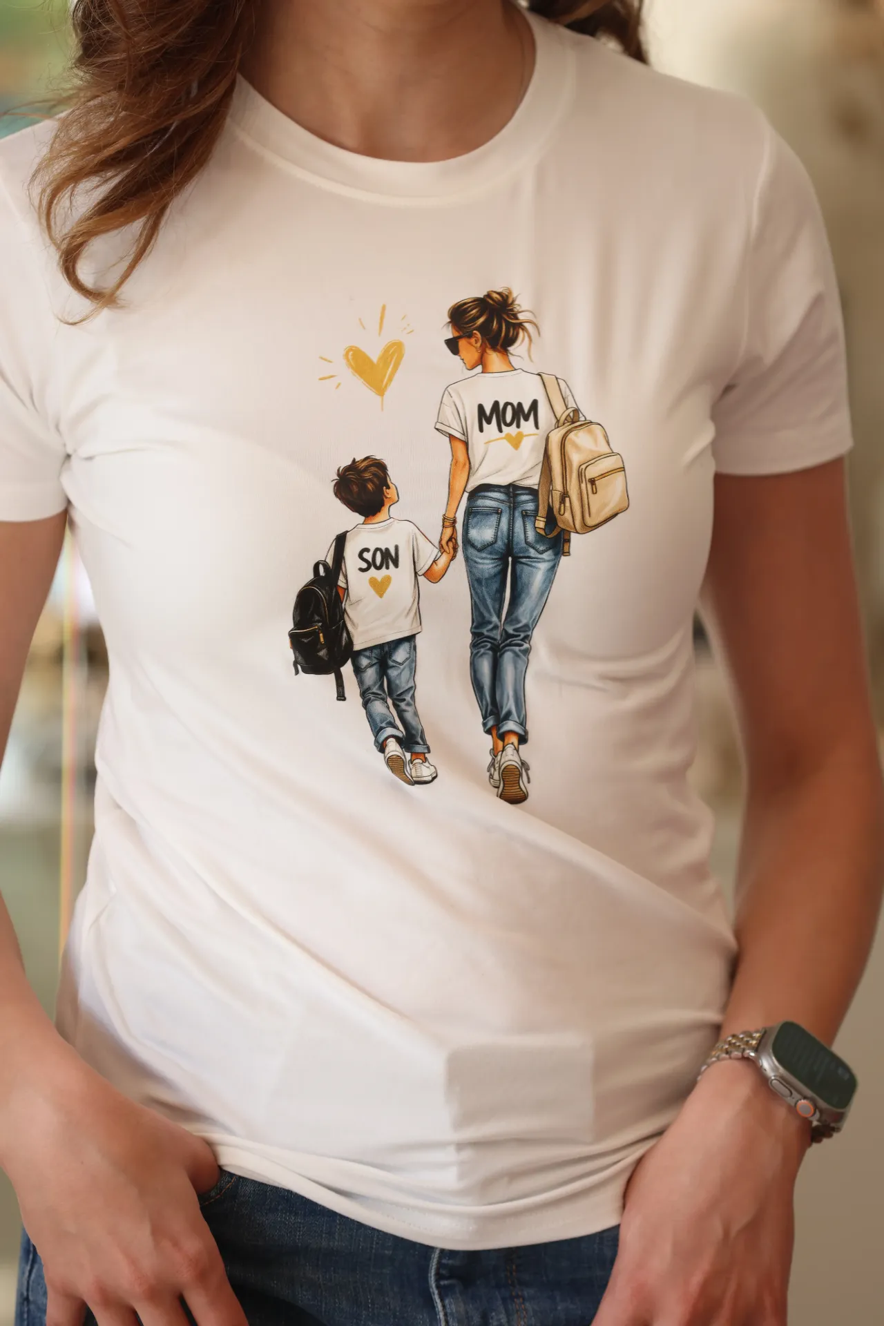 MOM AND SON T-shirt