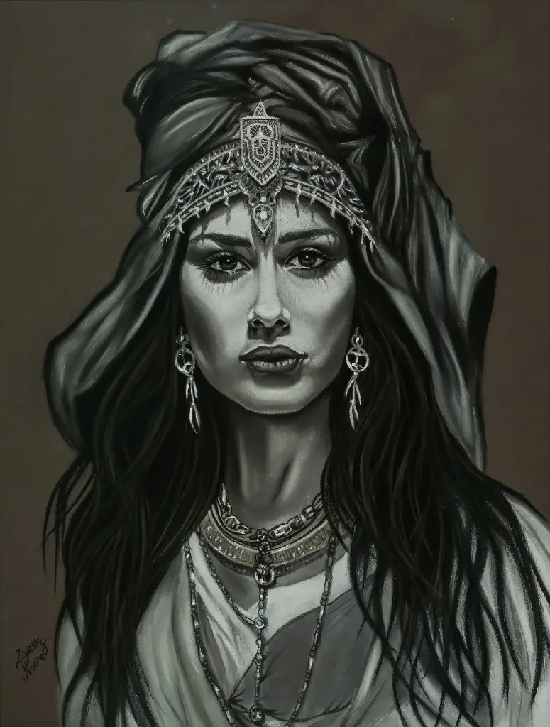 Black And White Portrait