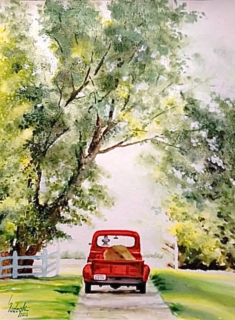 Truck On Farm