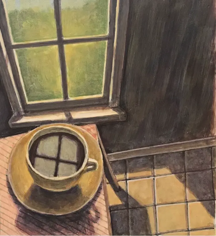 Coffee Cup with Window
