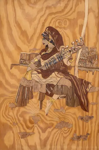 Enchanting Sitar Girl