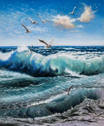 Sea And Seagulls