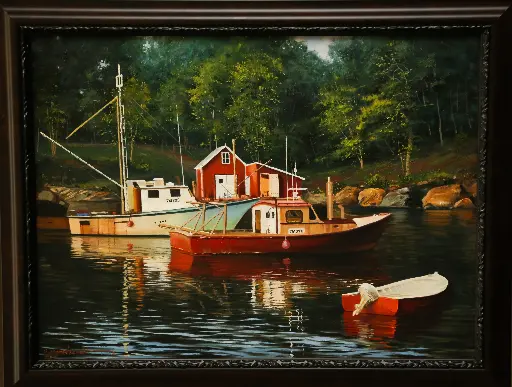 Boats On Harbor